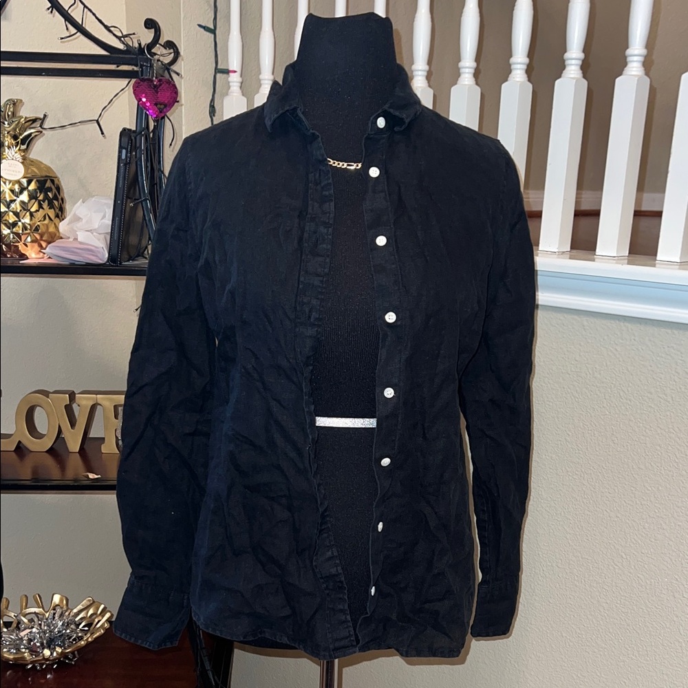 Baird Mcnutt black button down Shirt